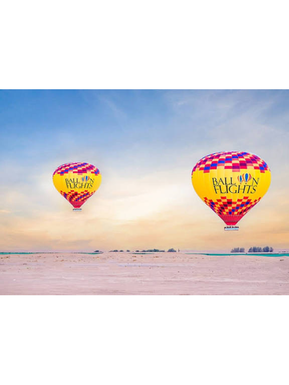 Exotic Sunrise with Balloon Flights From Abu Dhabi