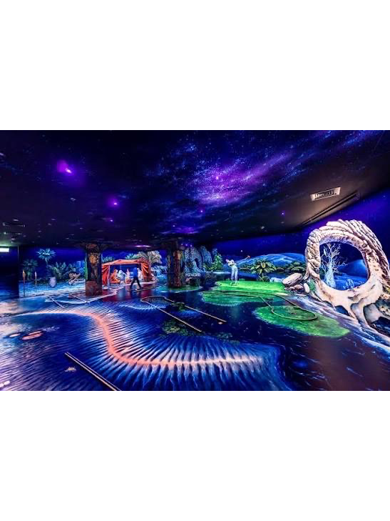 3D Blacklight Minigolf Dubai