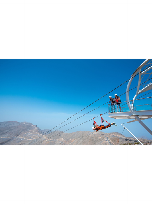 Jebel Jais Zipline from Dubai