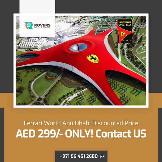 Ferrari World, Abu Dhabi | Discounted Price of AED 299/-